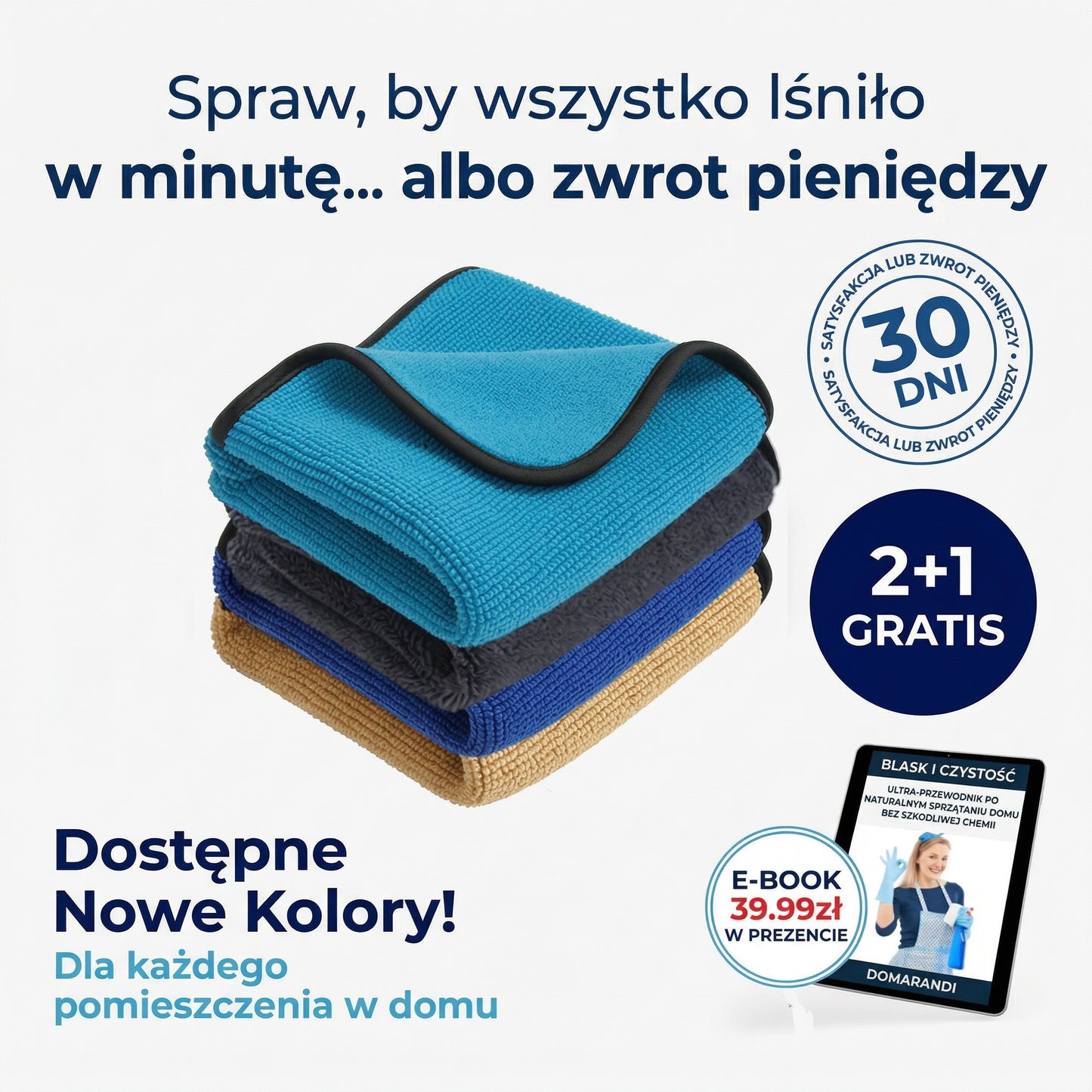 TotalClean – Ściereczka z mikrofibry XXL